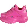 Buffalo Boots Classic Low Leather Sneaker In Pink