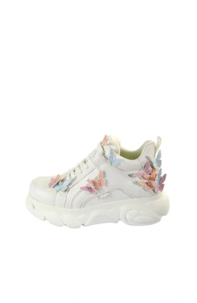 Buffalo Boots Cld Corin Butterflies Sneaker In Multi