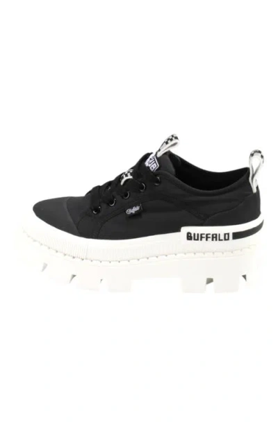 Buffalo Boots Raven Lo Sneaker In Black