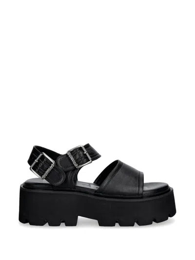 Buffalo Sandalen Mit Schnalle In Black