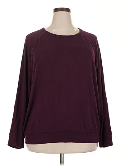 Pre-owned Buffalo By David Bitton 3/4 Sleeve T-shirt In Burgundy