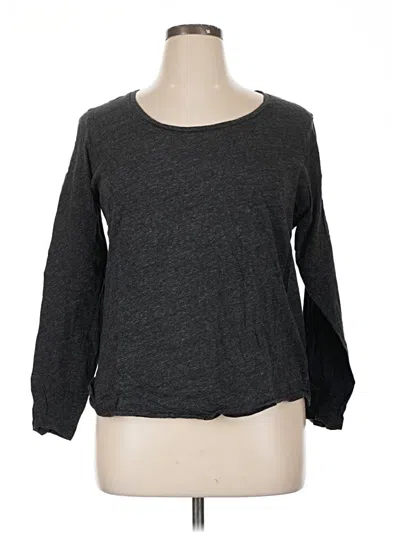 Pre-owned Buffalo By David Bitton 3/4 Sleeve T-shirt In Gray