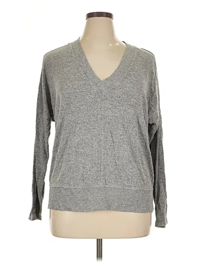 Pre-owned Buffalo By David Bitton 3/4 Sleeve T-shirt In Gray