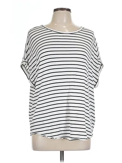 Pre-owned Buffalo By David Bitton 3/4 Sleeve T-shirt In Ivory
