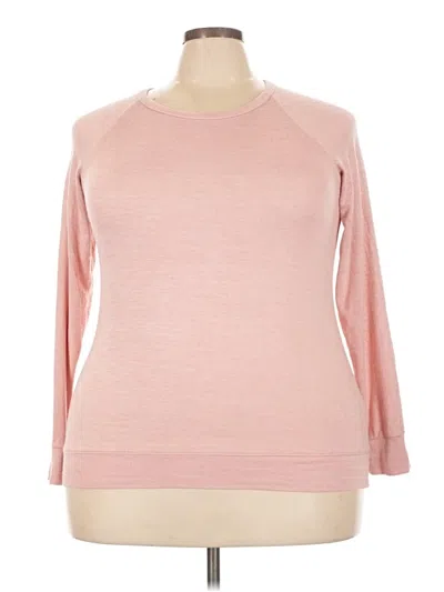 Pre-owned Buffalo By David Bitton 3/4 Sleeve T-shirt In Pink
