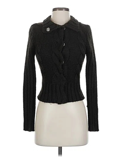 Pre-owned Buffalo By David Bitton Cardigan Sweater In Black