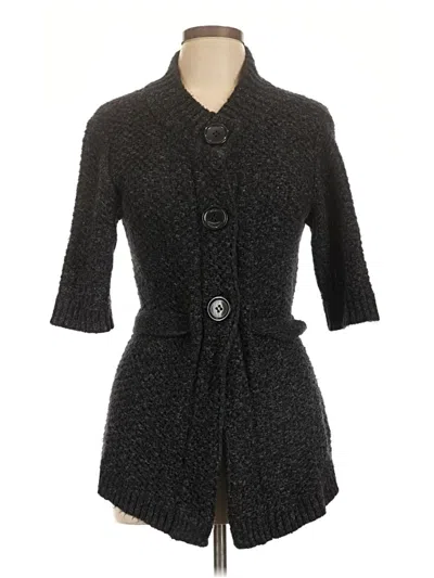 Pre-owned Buffalo By David Bitton Cardigan Sweater In Black