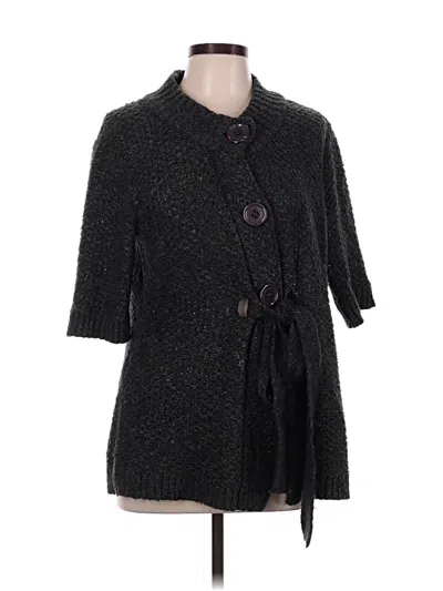 Pre-owned Buffalo By David Bitton Cardigan Sweater In Black