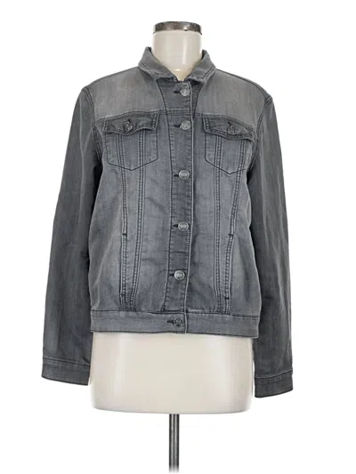Pre-owned Buffalo By David Bitton Denim Jacket In Gray