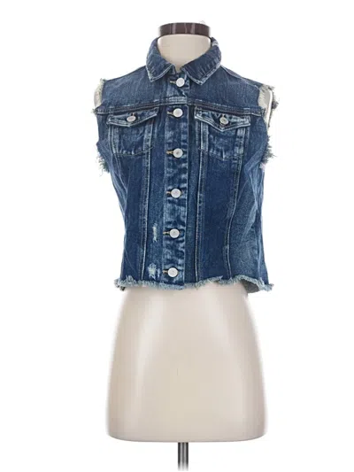 Pre-owned Buffalo By David Bitton Denim Vest In Blue