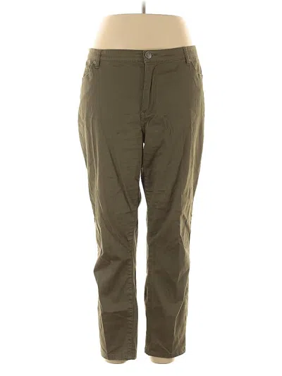 Pre-owned Buffalo By David Bitton Khaki Pant In Green