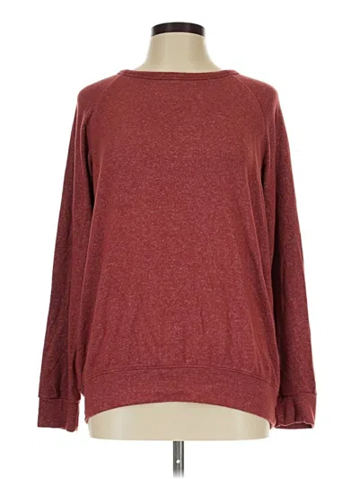 Pre-owned Buffalo By David Bitton Long Sleeve T-shirt In Burgundy