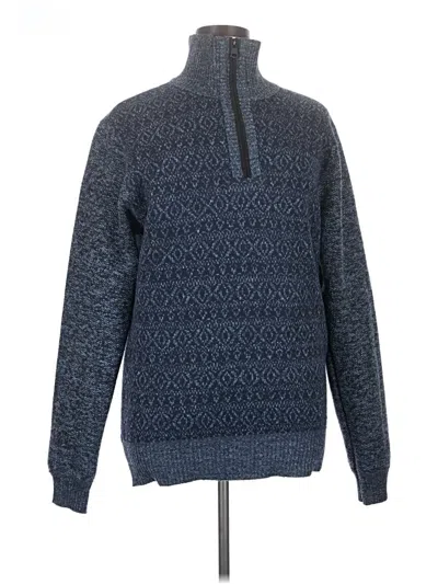 Pre-owned Buffalo By David Bitton Pullover Sweater In Blue
