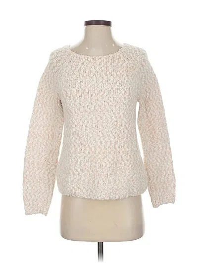 Pre-owned Buffalo By David Bitton Pullover Sweater In White