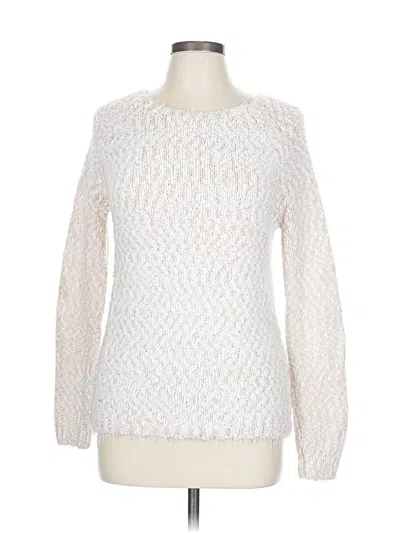 Pre-owned Buffalo By David Bitton Pullover Sweater In White