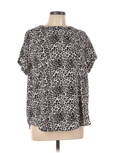 Pre-owned Buffalo By David Bitton Short Sleeve Blouse In Black