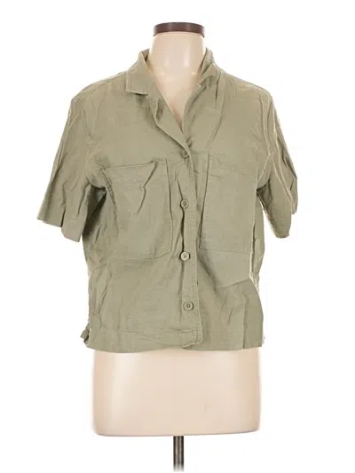 Pre-owned Buffalo By David Bitton Short Sleeve Polo Shirt In Tan