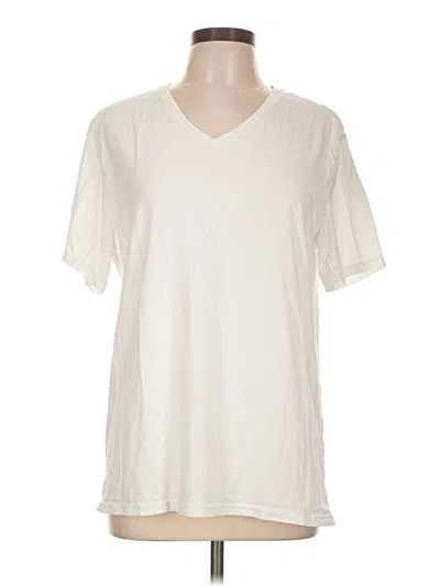 Pre-owned Buffalo By David Bitton Short Sleeve T-shirt In Ivory