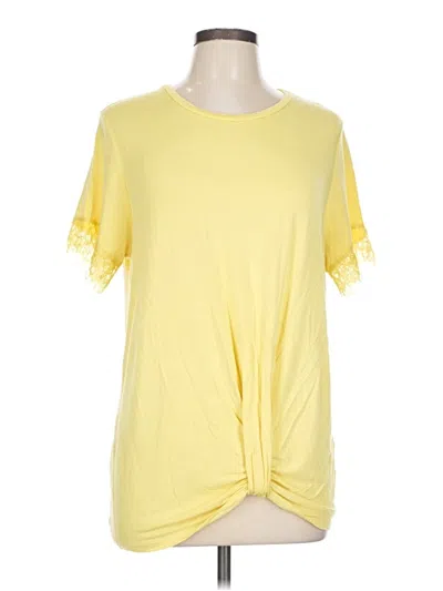 Pre-owned Buffalo By David Bitton Short Sleeve T-shirt In Yellow
