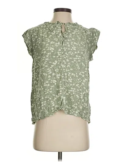 Pre-owned Buffalo By David Bitton Sleeveless Blouse In Green