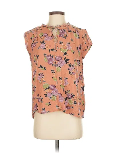 Pre-owned Buffalo By David Bitton Sleeveless Blouse In Orange