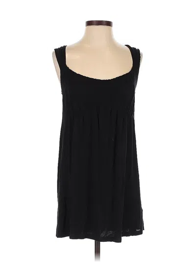 Pre-owned Buffalo By David Bitton Sleeveless Top Black Scoop Neck Tops