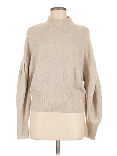 Pre-owned Buffalo By David Bitton Turtleneck Sweater In Tan