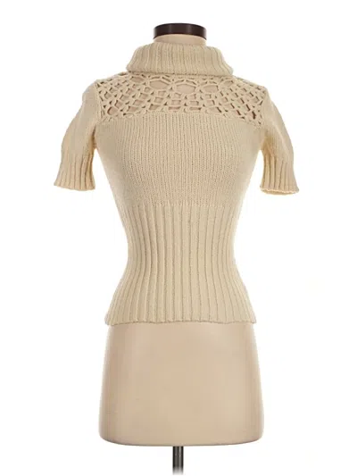 Pre-owned Buffalo By David Bitton Turtleneck Sweater In Tan