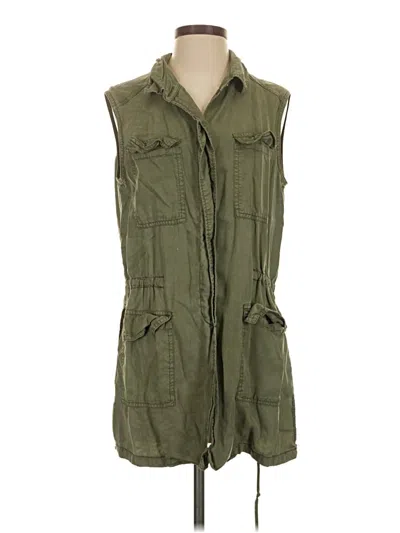 Pre-owned Buffalo By David Bitton Vest In Green
