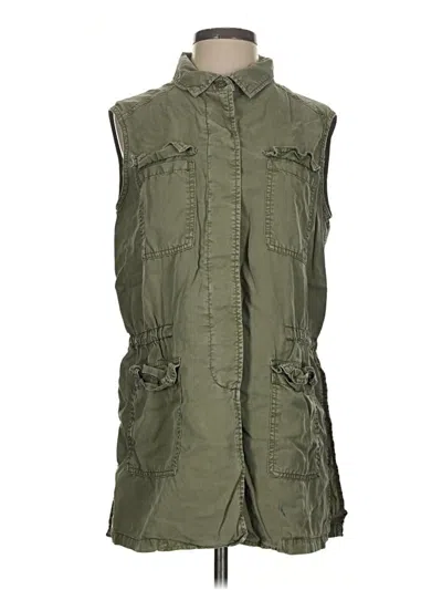 Pre-owned Buffalo By David Bitton Vest In Green