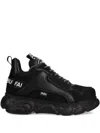 Buffalo Chunky-soled Sneakers In Black