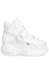 Buffalo Woman Sneakers White Size 7.5 Calfskin In White