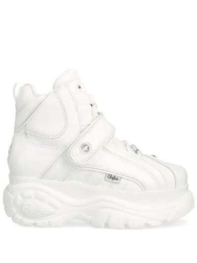 Buffalo Woman Sneakers White Size 7.5 Calfskin