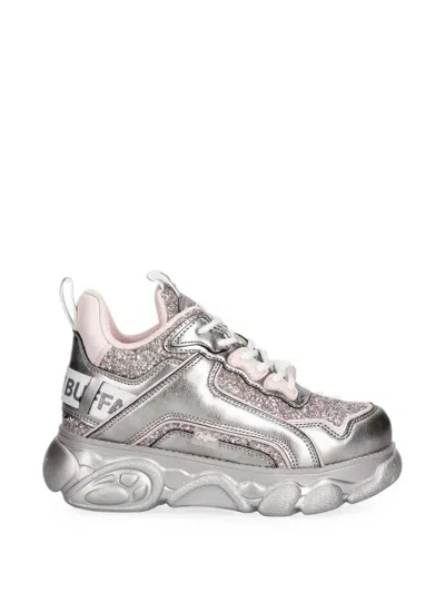 Buffalo Cld Chai Glitter-effect Metallic Sneakers In Multi
