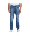 BUFFALO DAVID BITTON BUFFALO MEN'S RELAXED STRAIGHT DRIVEN CRINKLED AND SANDED JEANS
