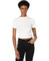 Buffalo David Bitton Emerson T-shirt Women's White Side Ruched Jdm571 In White