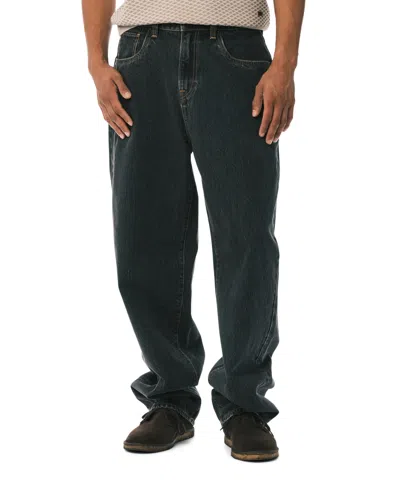 Buffalo David Bitton Men's Baggy-fit Wide-leg Jeans In Black