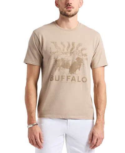 Buffalo David Bitton Men's Buffalo Graphic T-shirt In Tuffet