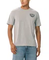 Buffalo David Bitton Men's Crewneck T-shirt In Gray