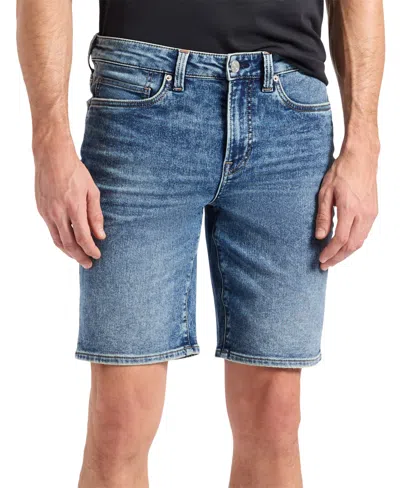 Buffalo David Bitton Men's Dean Straight-fit Stretch 10-1/2" Denim Shorts In Sanded  Vintage