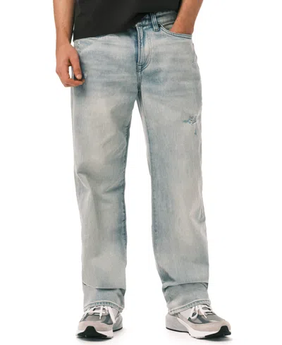 Buffalo David Bitton Men's Easy Fit Straight Ruffer Jeans In Blue