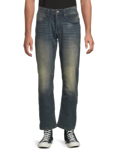 Buffalo David Bitton Men's Evan-x Medium Wash Jeans In Dirty Wash