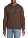 Buffalo David Bitton Men's Fabisono Logo Hoodie In Brown
