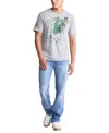 Buffalo David Bitton Men's Graphic Patch T-shirt In Heather Gray