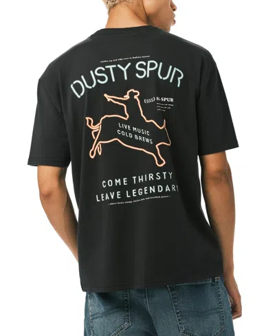 Buffalo David Bitton Men's Graphic T-shirt In Black