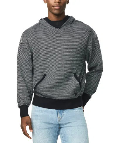 Buffalo David Bitton Men's Hooded Striped Wanto Sweater In Gray