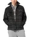 Buffalo David Bitton Men's Jace Plaid Button Front Shacket In Gray