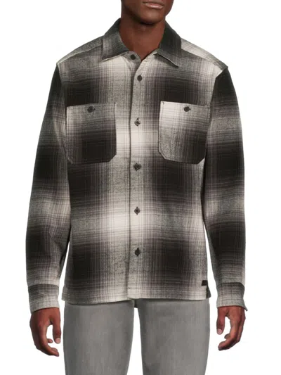 Buffalo David Bitton Men's Jeano Plaid Cotton-blend Shirt Jacket In Multi