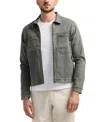 Buffalo David Bitton Men's Jett Zip-front Denim Jacket In Gray
