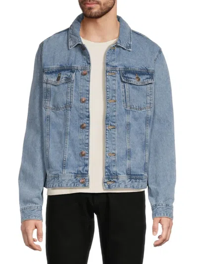 Buffalo David Bitton Men's Joe Classic Denim Jacket In Purple